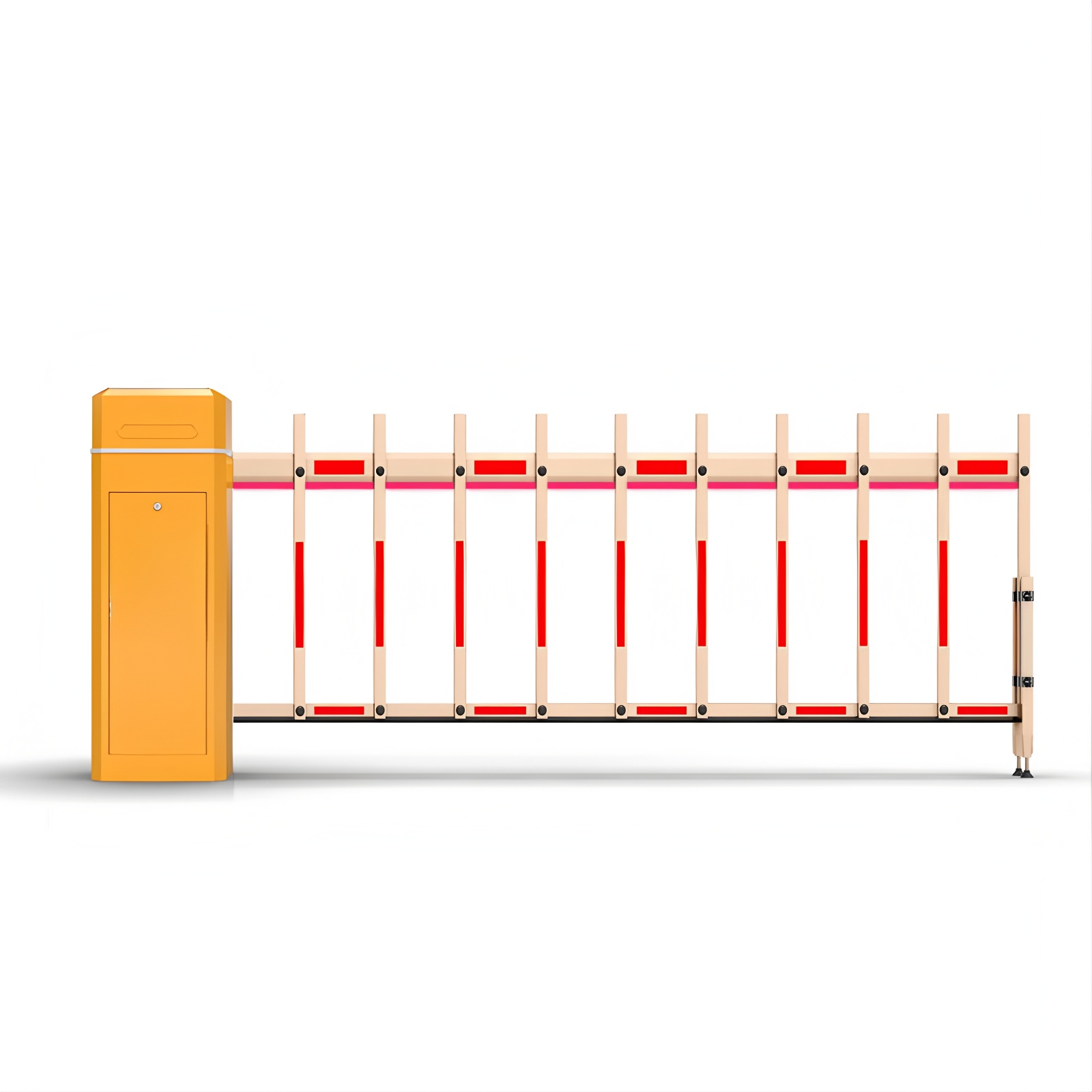 Solar Parking Boom Barrier Gate System Anti-Collision Automatic For Parking Security
