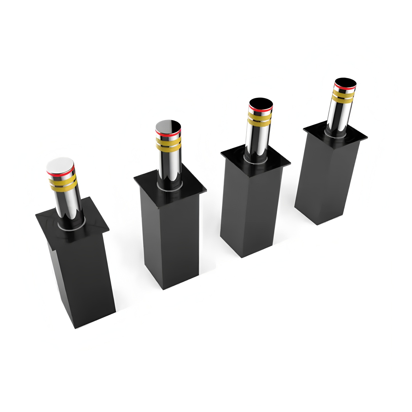 Durable Defense Robust Security Full Auto Hydraulic Bollards
