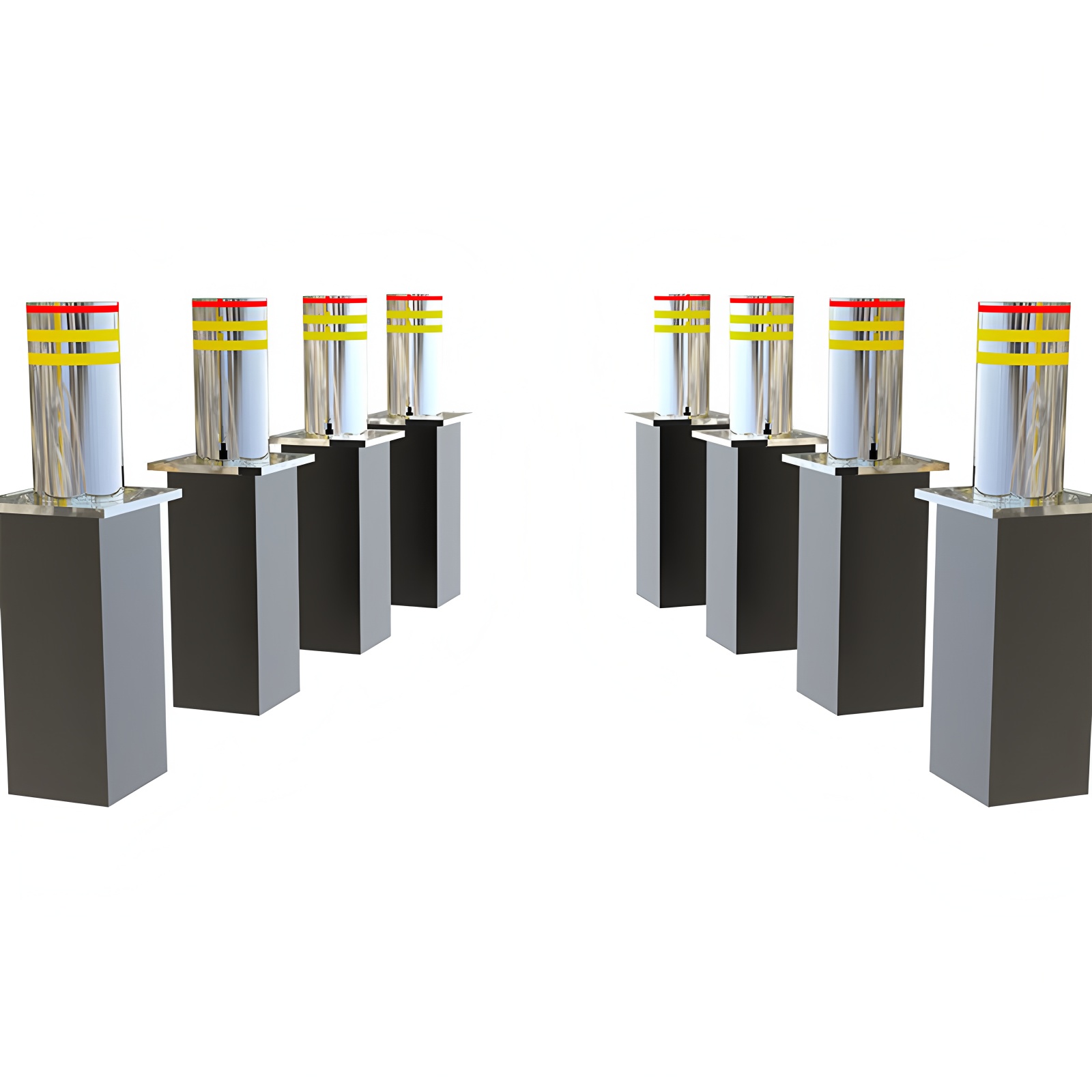 Better Lighting Outside Hydraulic Rising Bollard Landscape Light Classic Modern Bollard With Led