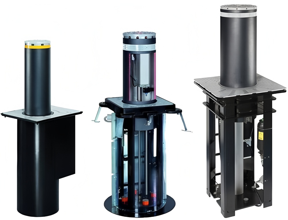 Remote Control Automatic Retractable Hydraulic Rising Bollards IP68
