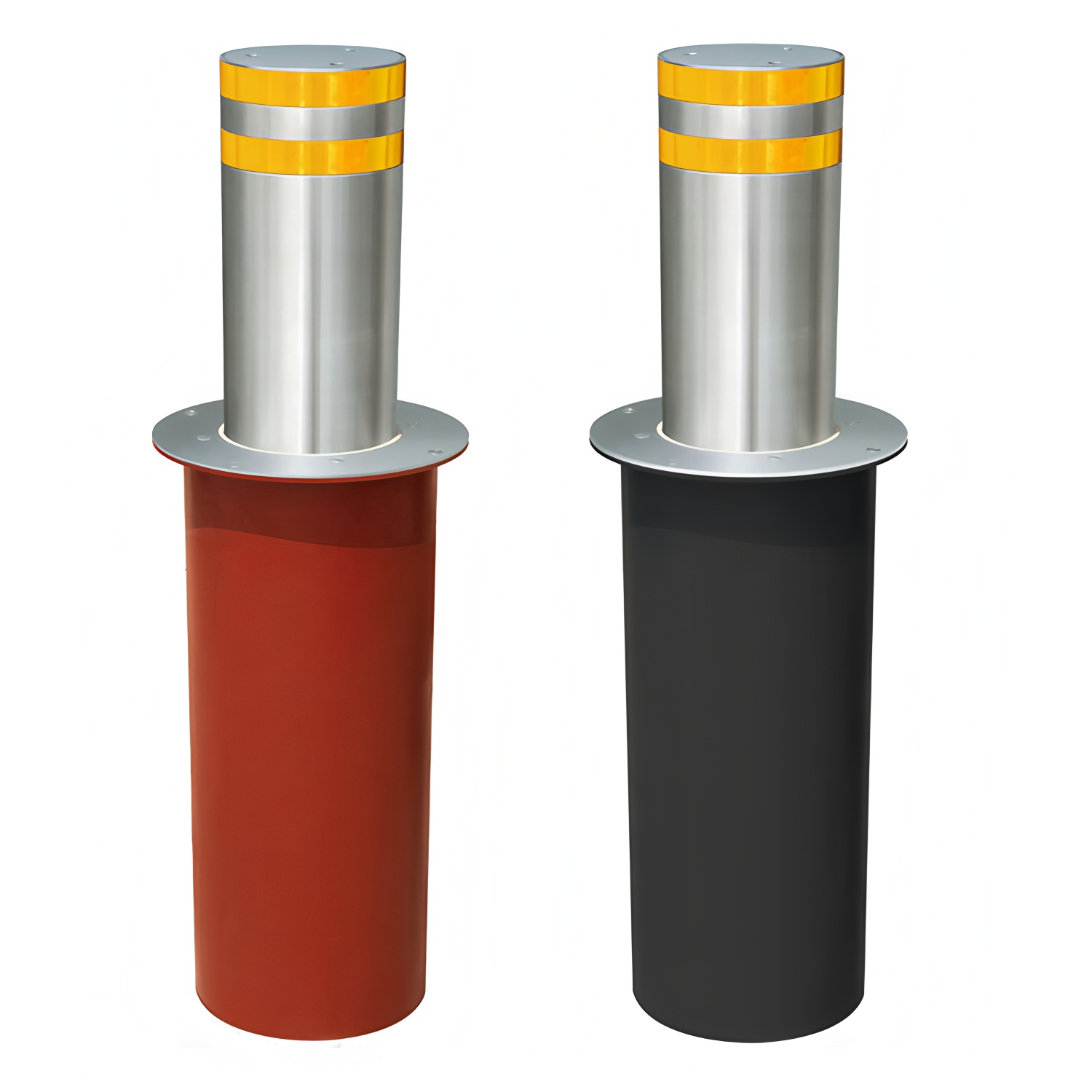 304 Stainless Steel Remote Control Hydraulic Rising Bollards 1.5kW