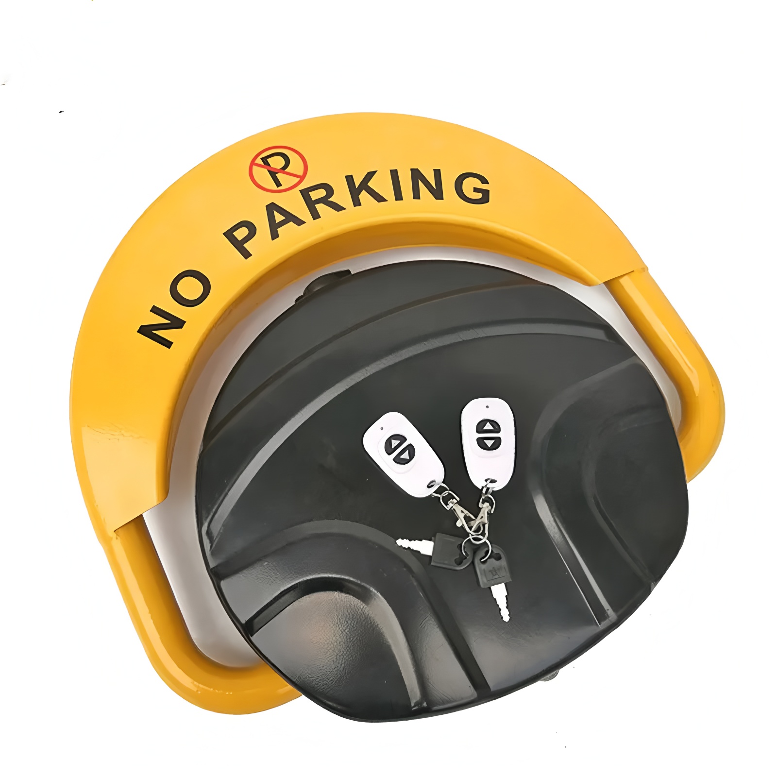 Die Casted Zinc Alloy Remote Control Parking Space Barrier Parking Space Lock DC12V 7Ah