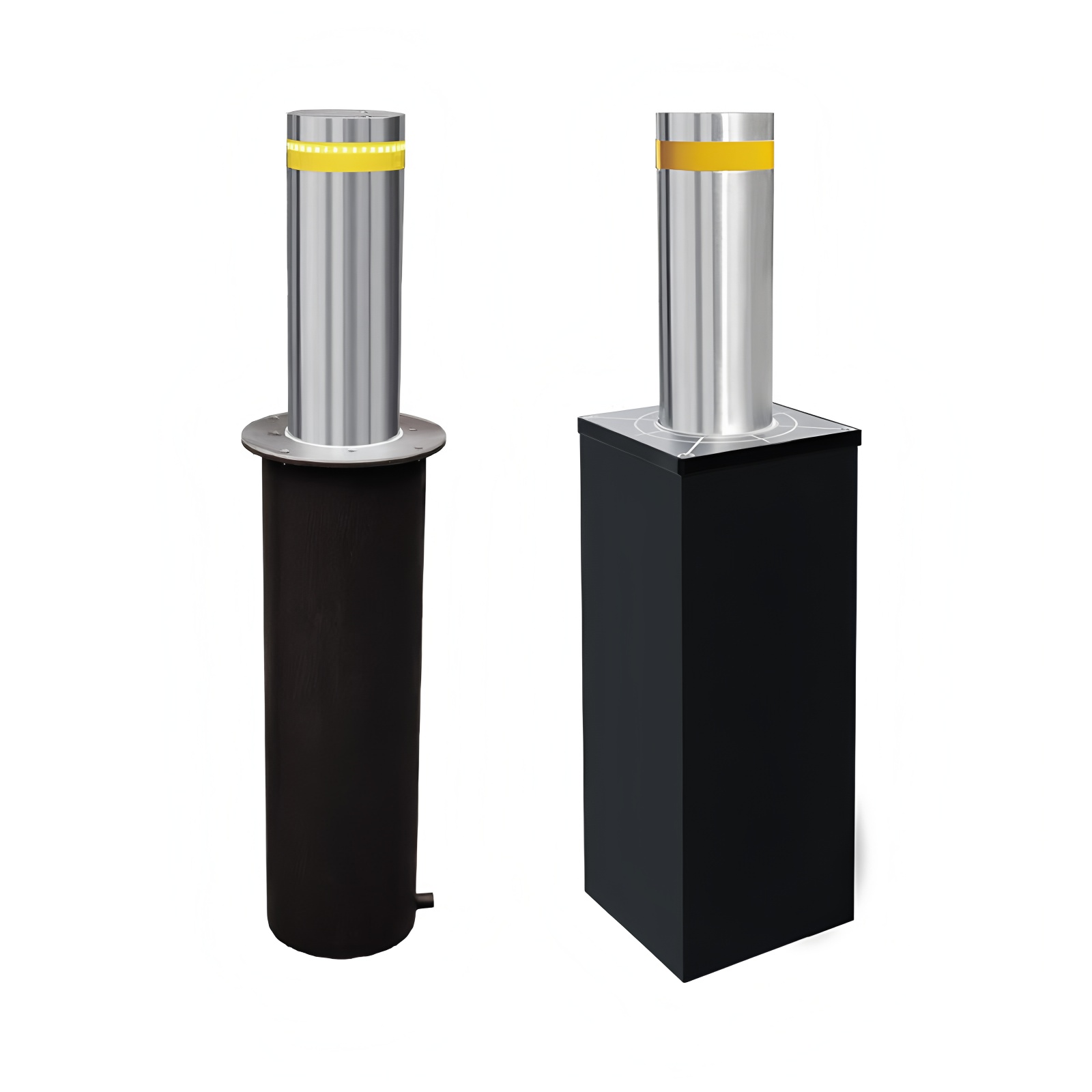 304 Stainless Steel Hydraulic Driveway Security Bollards Control Time 3S