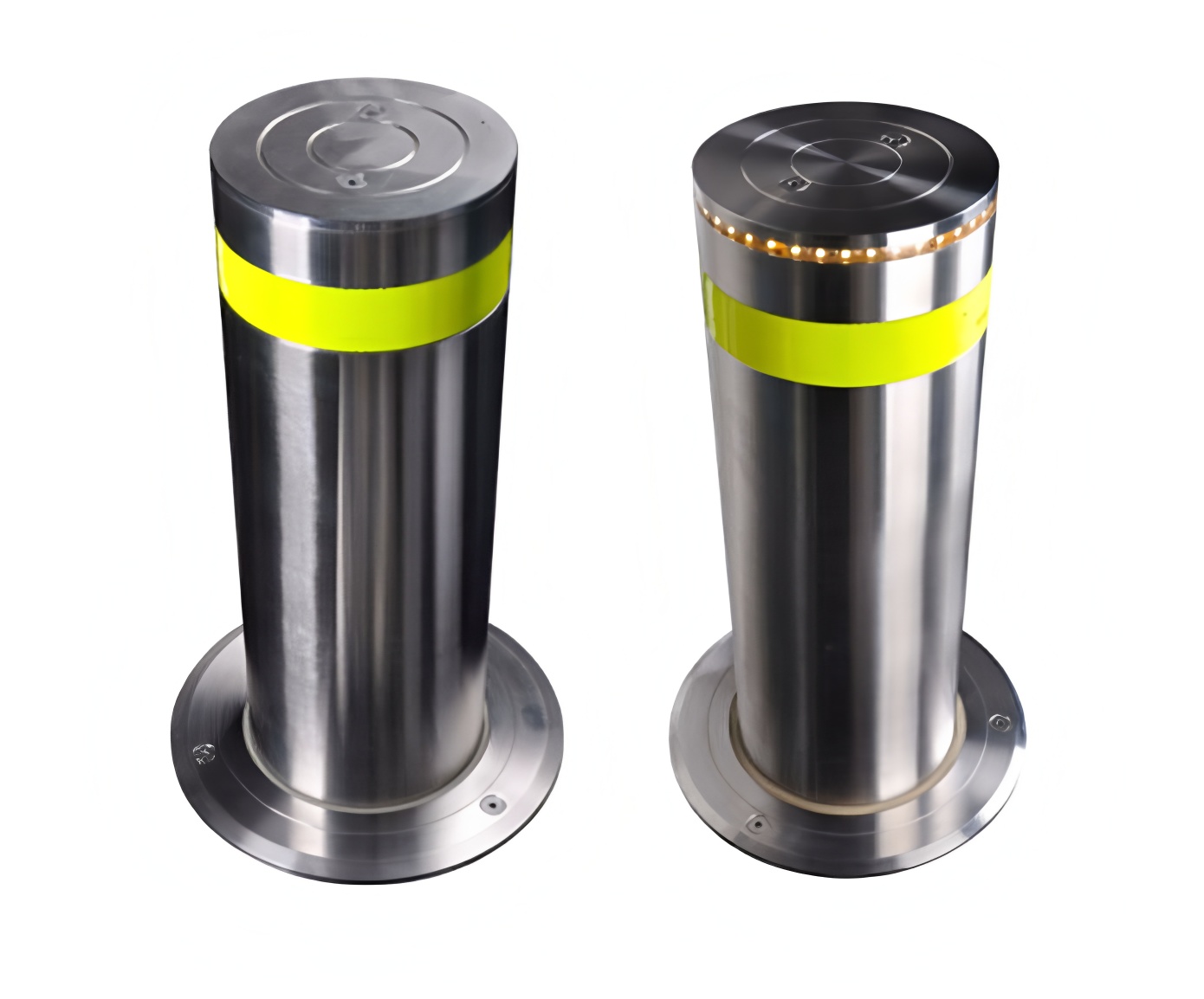 Fiber Drawing Finish K6 Hydraulic Retractable Road Bollards 220V/380V