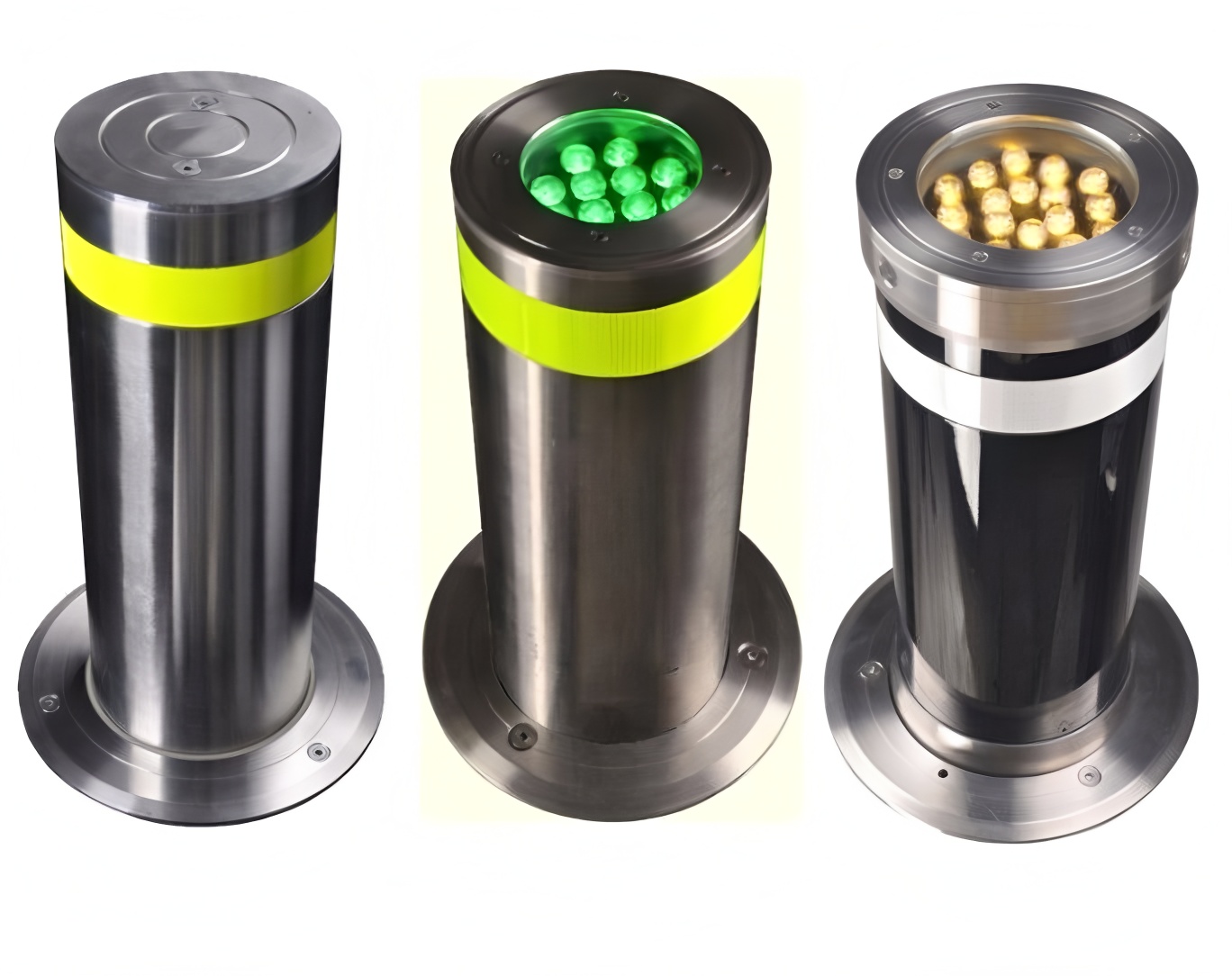 Fiber Drawing Finish K6 Hydraulic Retractable Road Bollards 220V/380V