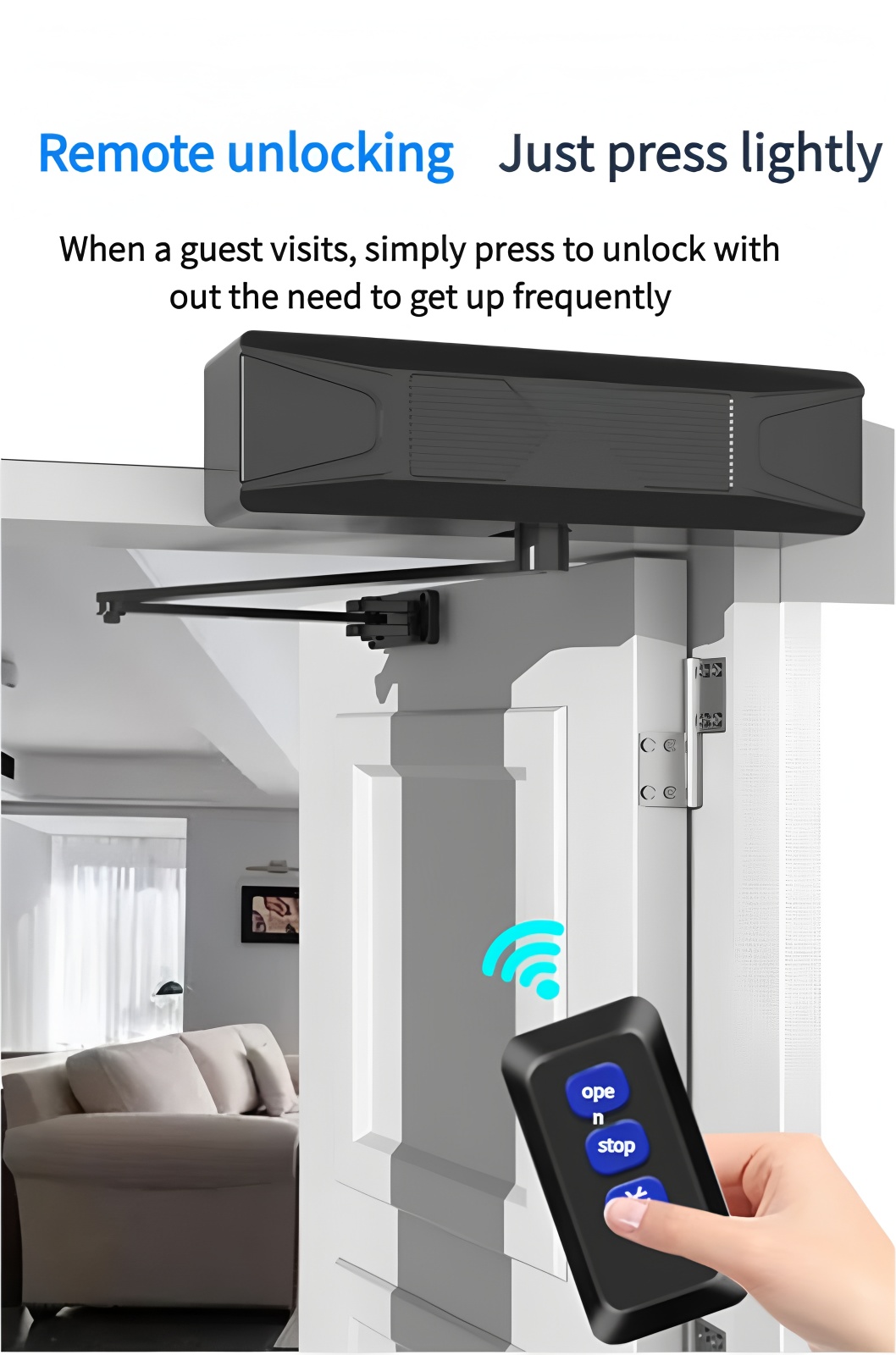 Electric Motor Automatic Swing Gate Opener for ZENTO Residence Max. 250KG Weight Capacity and 2.5m Per Leaf