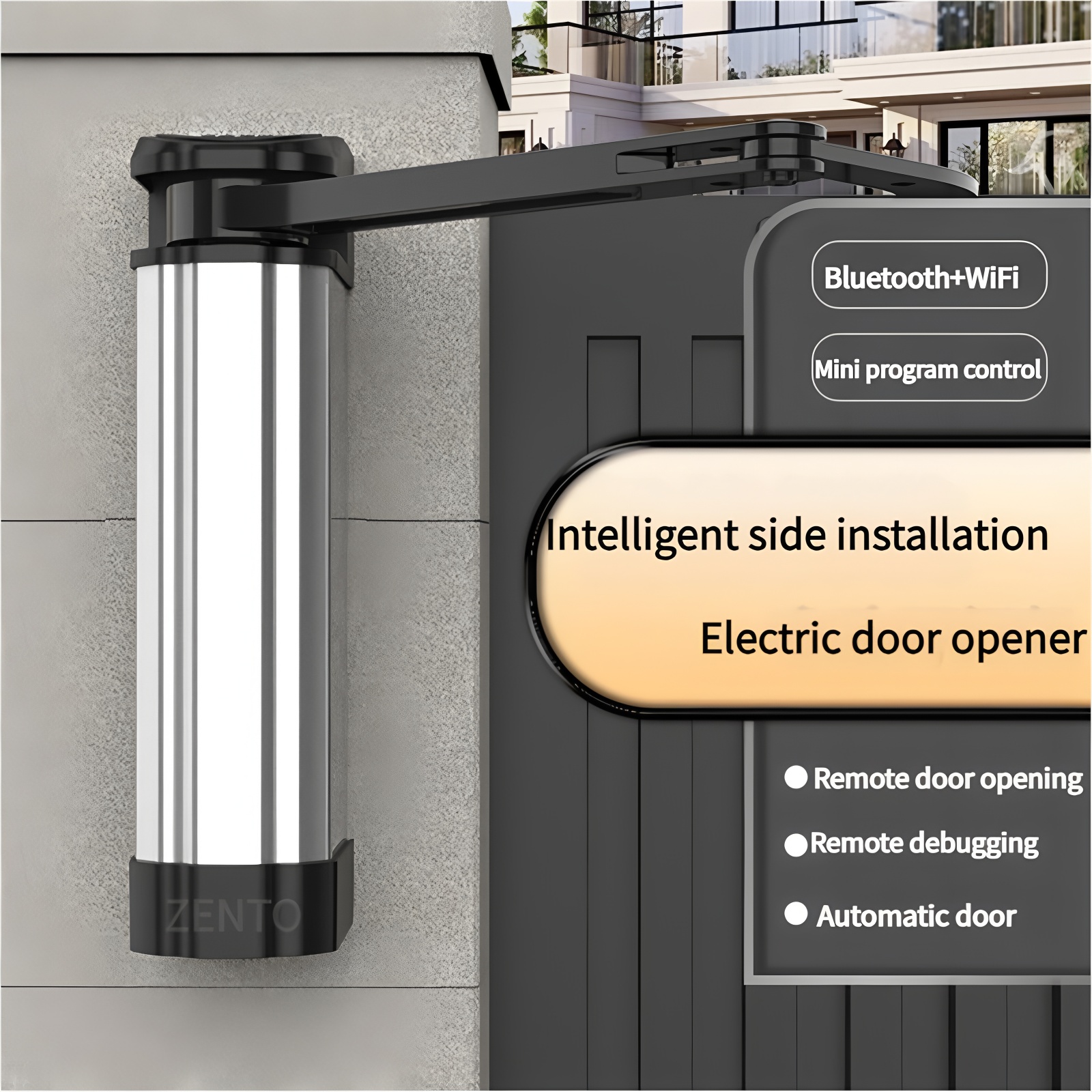 Cardlan Smart Automatic Side-mounted Door Opener for School Mall Hospital Automatic Door System